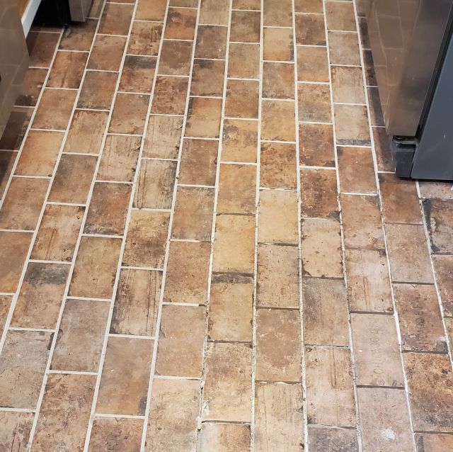 Kitchen Remodel Tile Floor Install